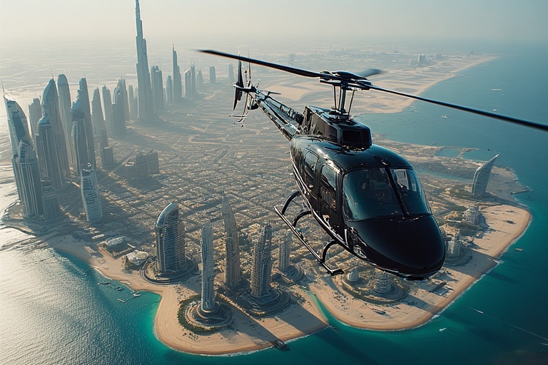 Dubai Helicopter Ride – View of Palm Jumeirah